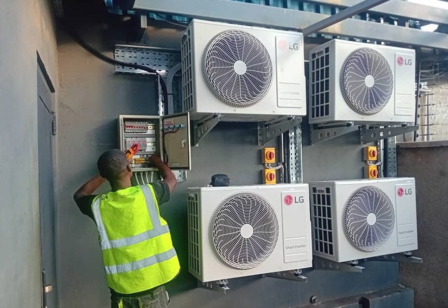 Air conditioner installation