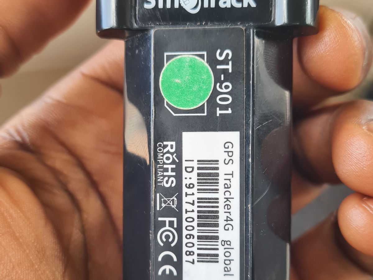 GPS tracker ready to be fitted